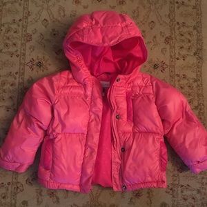 Pink Columbia Puffy Coat 3T